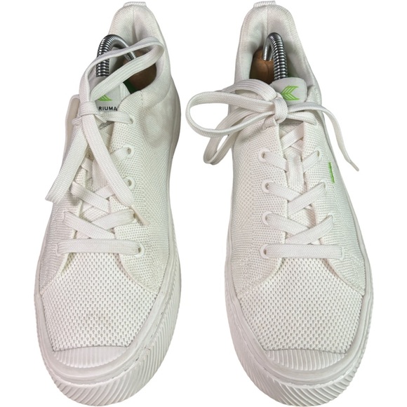 Cariuma IBI Off White Knit Sneakers Unisex Low Top Size W 9/M 7.5 - Picture 3 of 10
